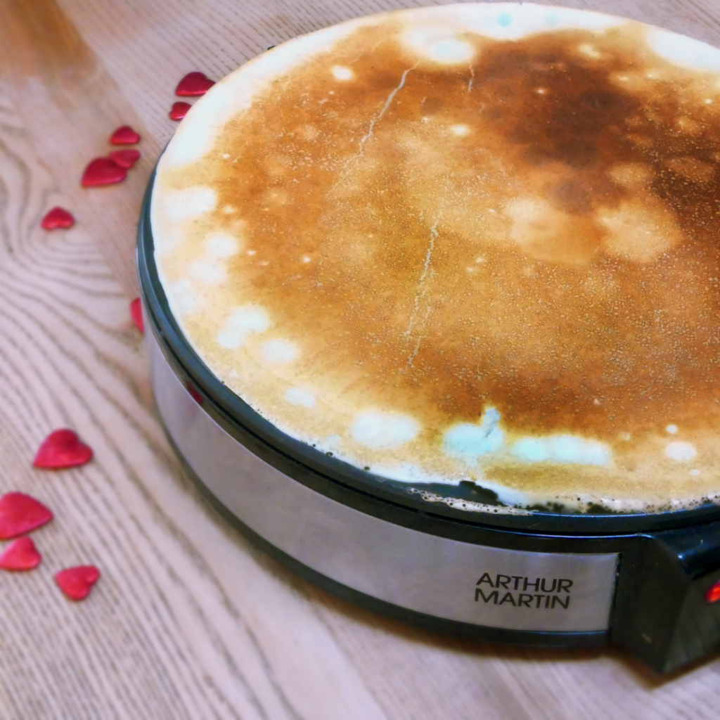 Un crêpe facile pour le petit-déjeuner